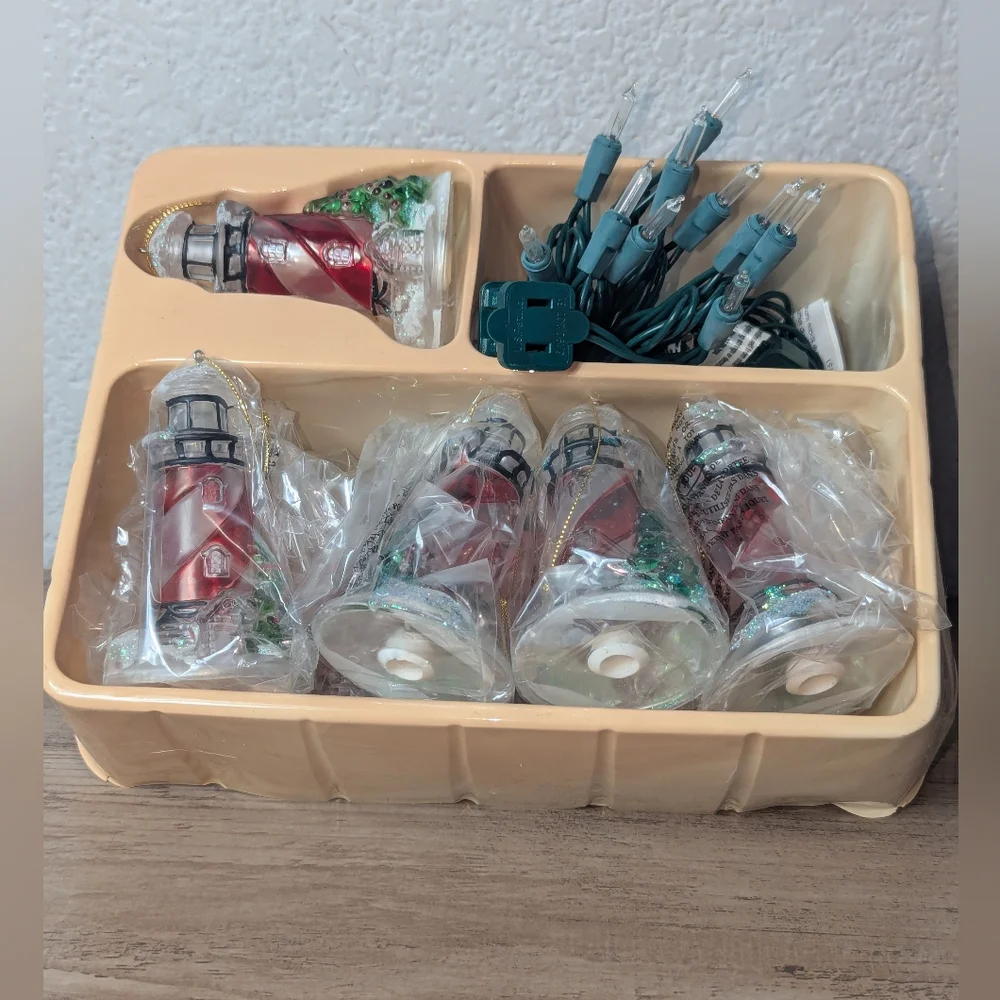 Nautical Light House 10 Count String Lights New Condition